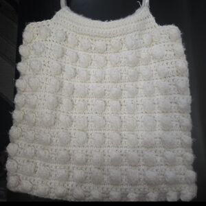 Vintage Crochet Tote Bag